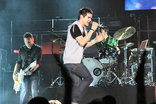 David Archuleta at Las Vegas concert, photo by Pam Pike, July 2009