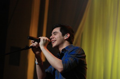 David Archuleta Christmas concert photo