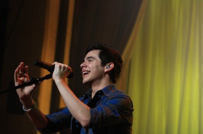 David Archuleta Christmas concert photo