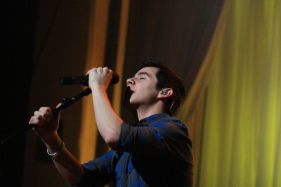 David Archuleta Christmas concert photo