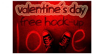 Valentine's Day, Free Hook Up graphic art