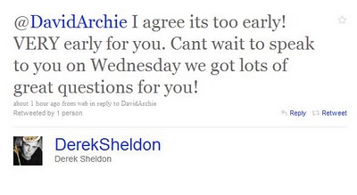 Derek Sheldon Twitters