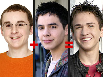 People Magazine photo of Kevin Covias, David Archuleta, and Aaron Kelly