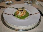 goat cheese pudding at the Montebello Splendid, Firenze