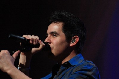 David Archuleta at Utah Christmas concert, 2009