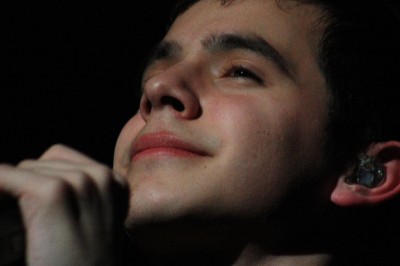 close-up David Archuleta Christmas concert 2009