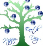 Happy Earth Day tree graphic by minja