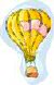 Yellow hot air balloon