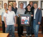 David Archuleta receiving Gold Certification for his album