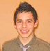 David Archuleta twitter photo, orange bg