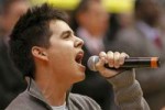 David Archuleta singing National Anthem, May 9, 2008, Salt Lake City