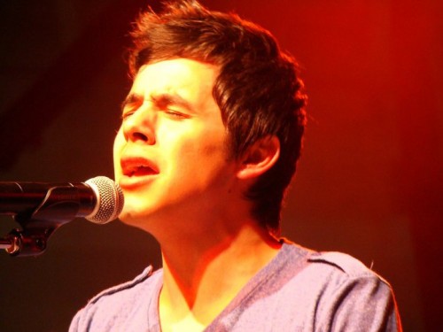 David Archuleta sings "Crush" at the Delta Music Fest, Memphis. 12 Sept 2010. Photo: Becca