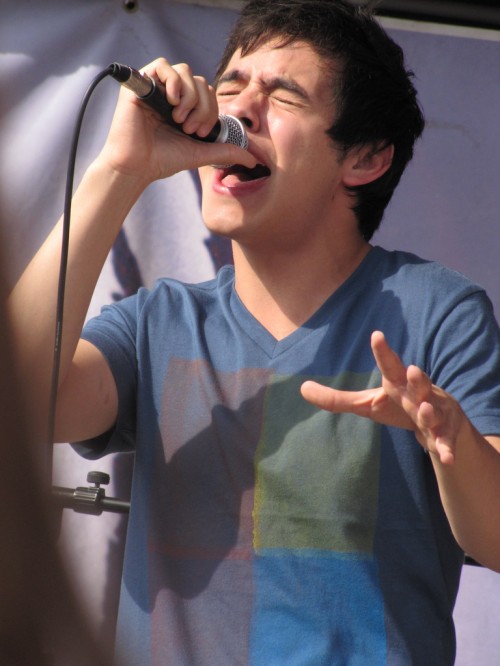 David Archuleta, Q92 Canton OH. Photo by IceCreamKPie. 11 October 2010.