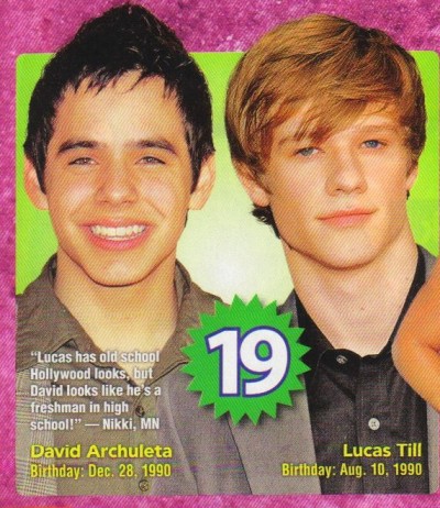 David on cover of j14 Magazine