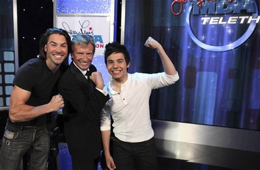 Ace Young, Nigel Lythgoe, and David Archuleta Show Strong Support for MDA Telethon, 5 Sept 2010
