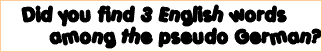 find 3 English words